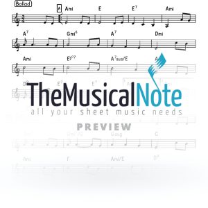 Daddy Dear MBD Music Sheet